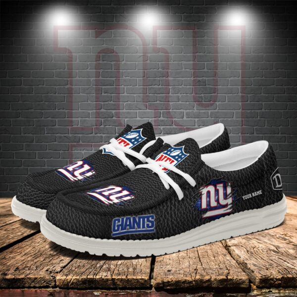 Tubopro New York Giants Personalized Hey Dude Shoes For Men And Women - Image 3