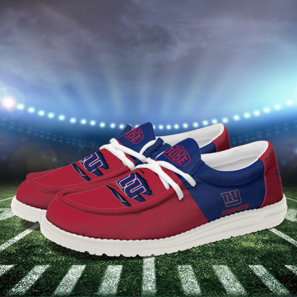 Tubopro New York Giants Personalized Hey Dude Shoes For Men And Women - Image 2