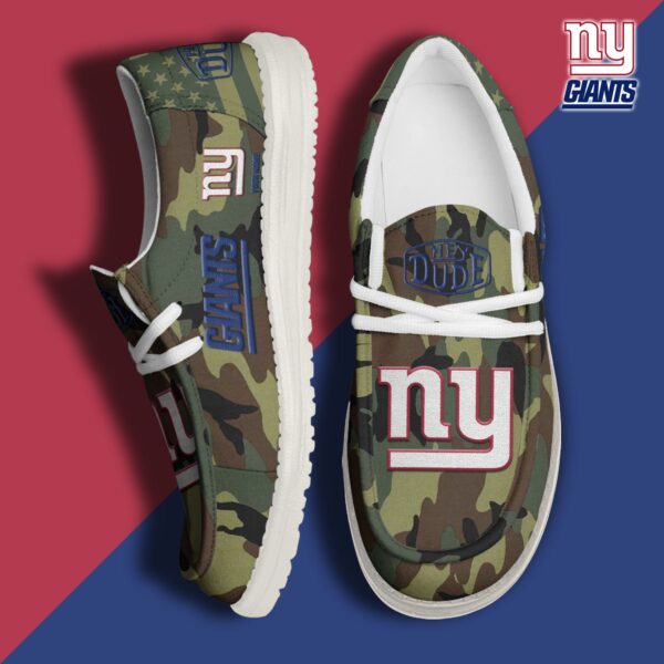 Tubopro New York Giants Personalized Hey Dude Shoes For Men And Women