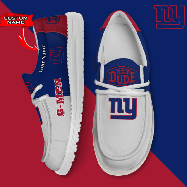 Tubopro New York Giants Personalized Hey Dude Shoes For Men And Women