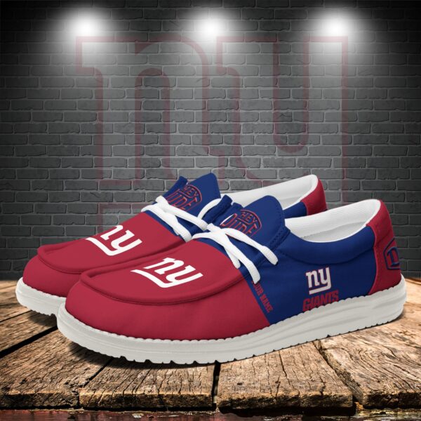 Tubopro New York Giants Personalized Hey Dude Shoes For Men And Women - Image 3