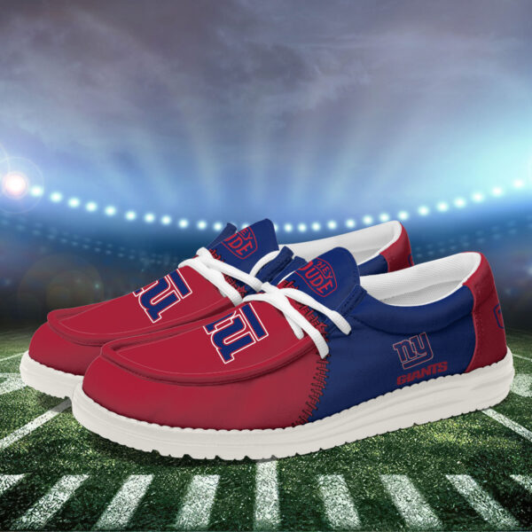 Tubopro New York Giants Personalized Hey Dude Shoes For Men And Women - Image 3