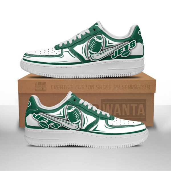 Tubopro New York Jets Air Low-Top Sneakers Shoes For Men And Women