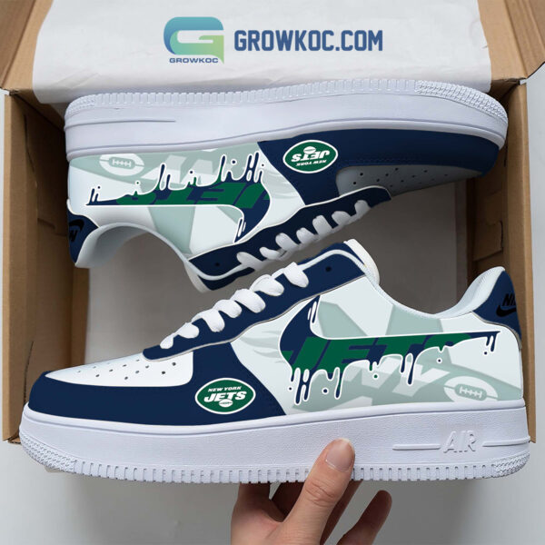 Tubopro New York Jets Air Low-Top Sneakers Shoes For Men And Women - Image 2
