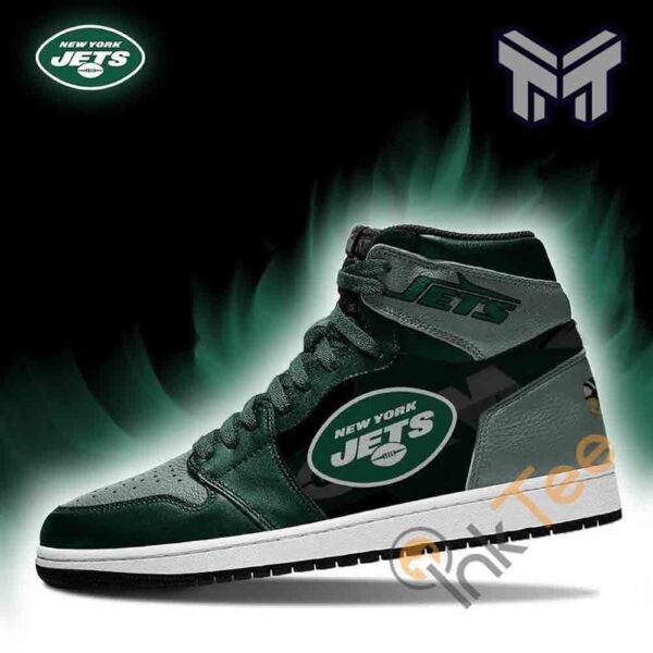 Tubopro New York Jets AJ1 High Sneakers Shoes For Men And Women