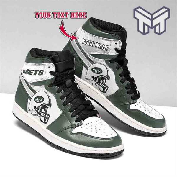 Tubopro New York Jets AJ1 High Sneakers Shoes For Men And Women