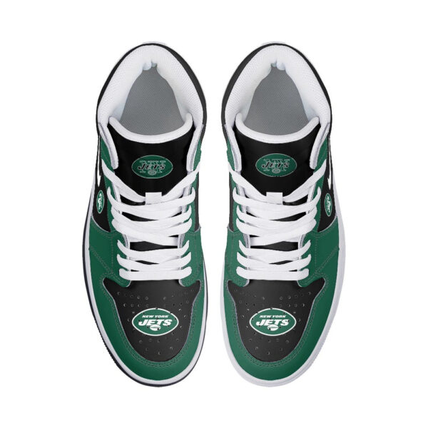 Tubopro New York Jets AJ1 High Sneakers Shoes For Men And Women - Image 3