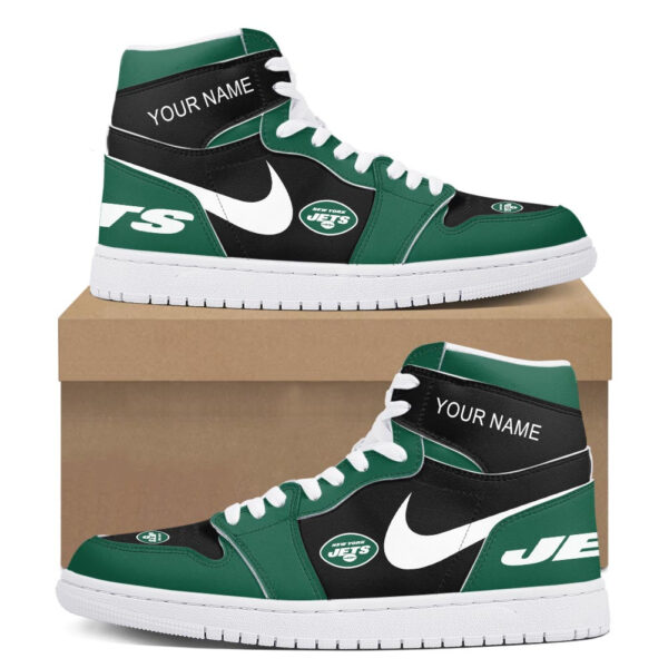 Tubopro New York Jets AJ1 High Sneakers Shoes For Men And Women - Image 2