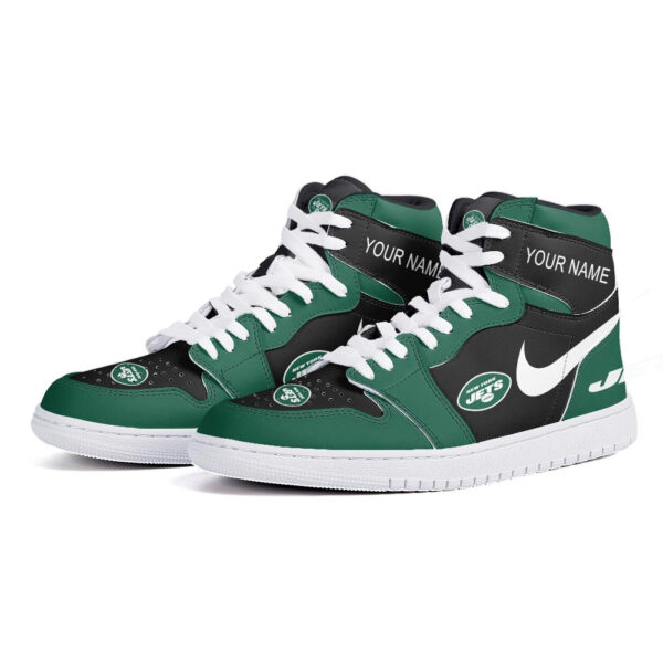 Tubopro New York Jets AJ1 High Sneakers Shoes For Men And Women