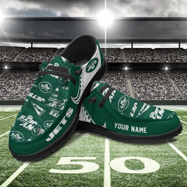 Tubopro New York Jets Hey Dude Shoes For Men And Women - Image 2