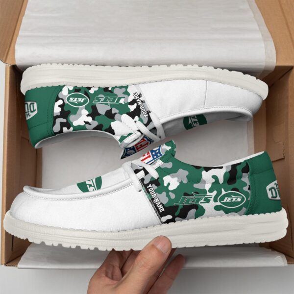 Tubopro New York Jets Hey Dude Shoes For Men And Women - Image 3