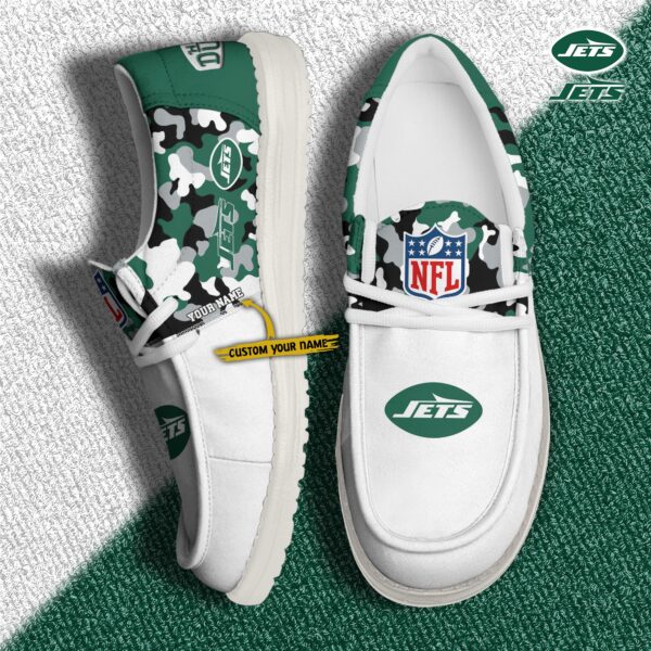 Tubopro New York Jets Hey Dude Shoes For Men And Women - Image 2