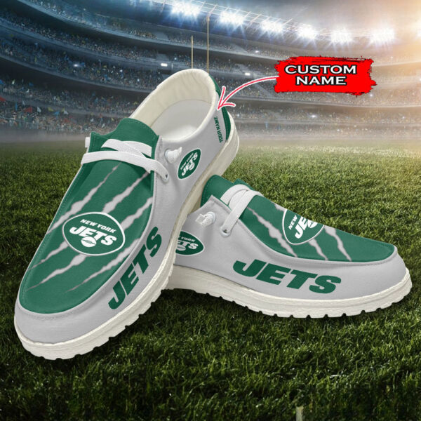 Tubopro New York Jets Hey Dude Shoes For Men And Women - Image 2