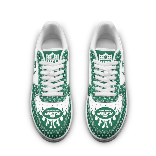 Tubopro New York Jets NFL Air Low-Top Sneakers Shoes For Men And Women - Image 2