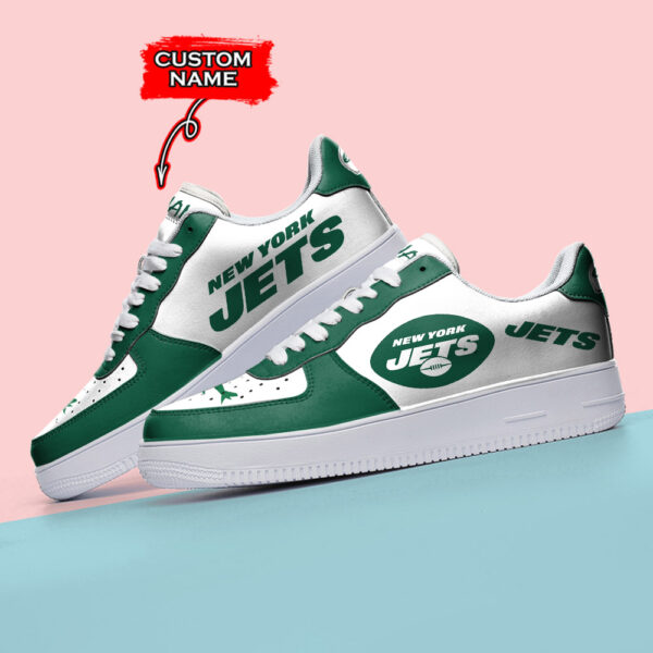 Tubopro New York Jets NFL Air Low-Top Sneakers Shoes For Men And Women - Image 3