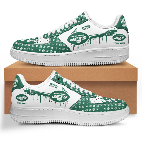 Tubopro New York Jets NFL Air Low-Top Sneakers Shoes For Men And Women