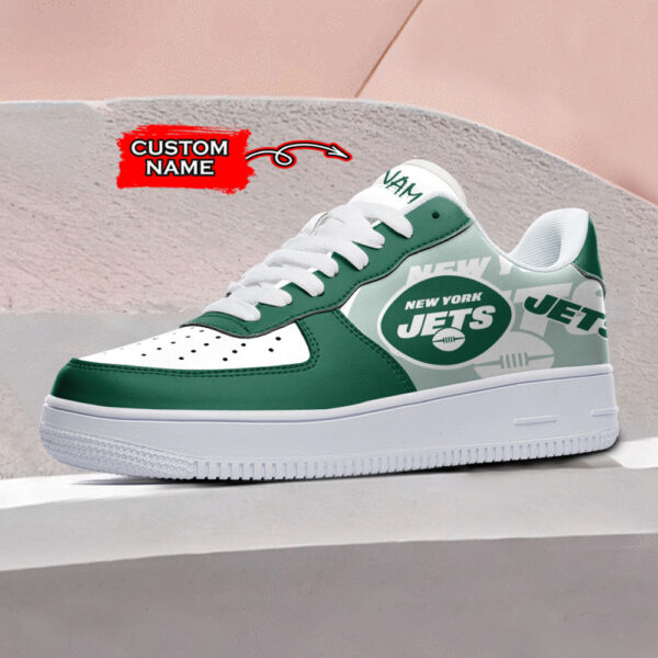 Tubopro New York Jets NFL Air Low-Top Sneakers Shoes For Men And Women - Image 2