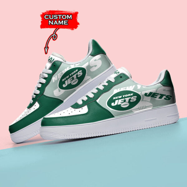 Tubopro New York Jets NFL Air Low-Top Sneakers Shoes For Men And Women - Image 3