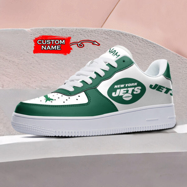 Tubopro New York Jets NFL Air Low-Top Sneakers Shoes For Men And Women - Image 2