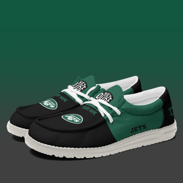 Tubopro New York Jets Personalized Hey Dude Shoes For Men And Women - Image 3