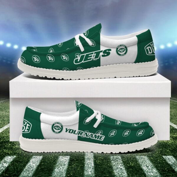 Tubopro New York Jets Personalized Hey Dude Shoes For Men And Women - Image 2
