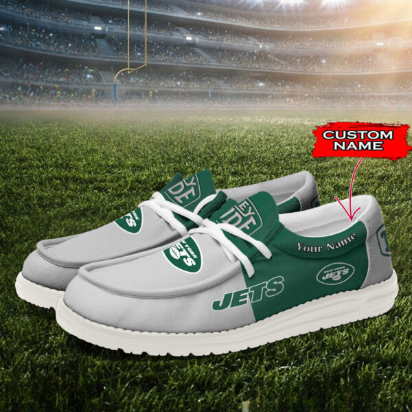 Tubopro New York Jets Personalized Hey Dude Shoes For Men And Women - Image 2