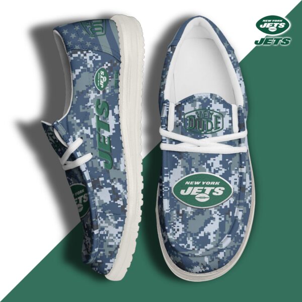 Tubopro New York Jets Personalized Hey Dude Shoes For Men And Women