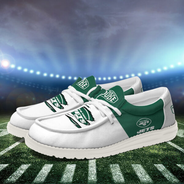 Tubopro New York Jets Personalized Hey Dude Shoes For Men And Women - Image 2