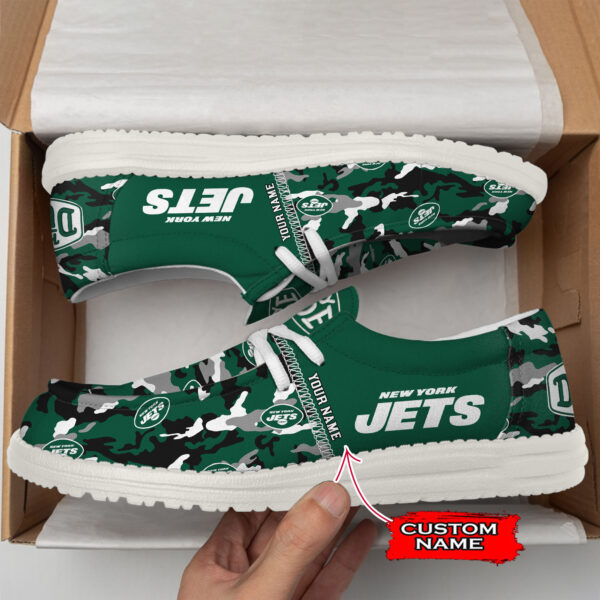 Tubopro New York Jets Personalized Hey Dude Shoes For Men And Women - Image 2