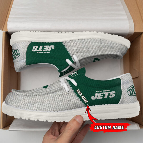 Tubopro New York Jets Personalized Hey Dude Shoes For Men And Women - Image 2