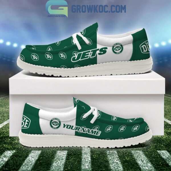 Tubopro New York Jets Personalized Hey Dude Shoes For Men And Women - Image 3