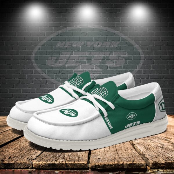 Tubopro New York Jets Personalized Hey Dude Shoes For Men And Women - Image 3