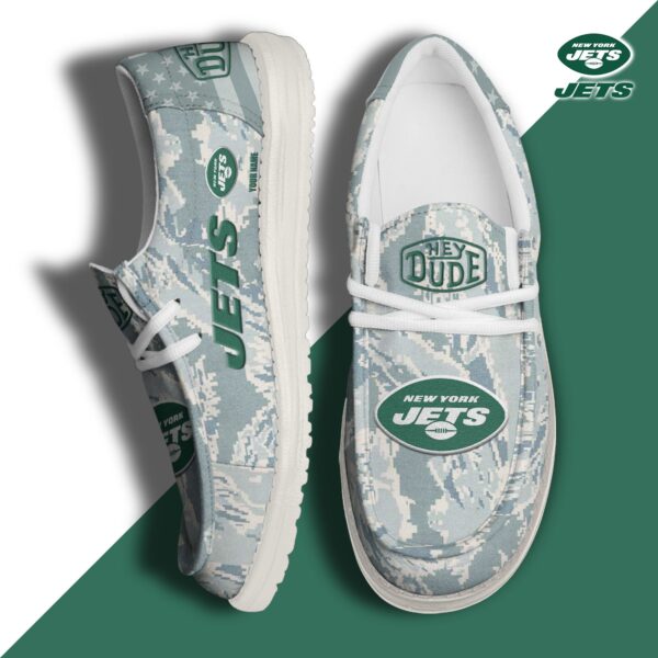 Tubopro New York Jets Personalized Hey Dude Shoes For Men And Women