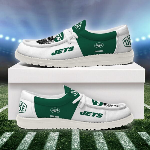 Tubopro New York Jets Personalized Hey Dude Shoes For Men And Women - Image 4