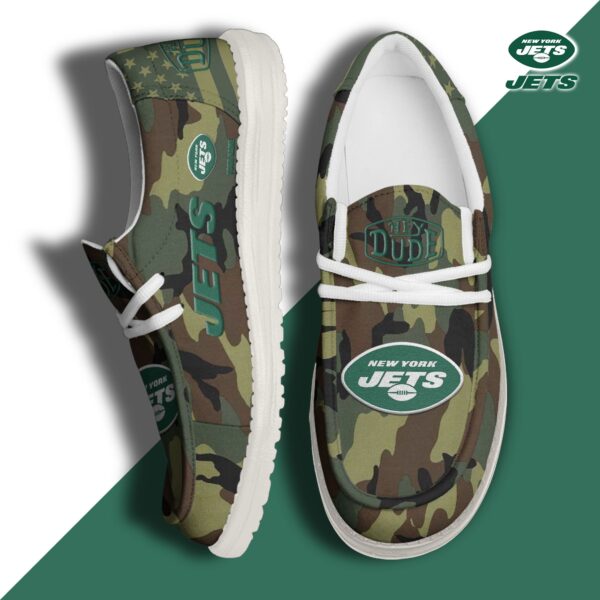 Tubopro New York Jets Personalized Hey Dude Shoes For Men And Women