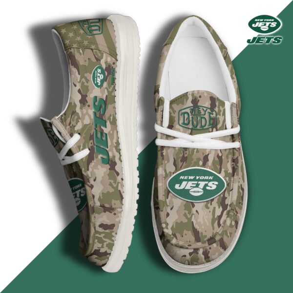Tubopro New York Jets Personalized Hey Dude Shoes For Men And Women