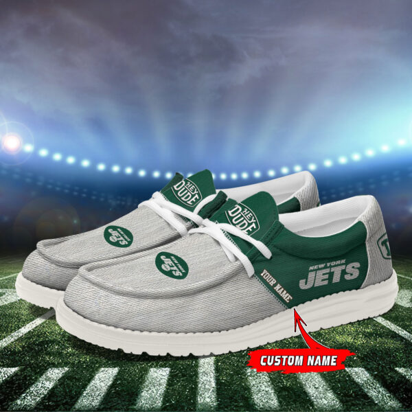 Tubopro New York Jets Personalized Hey Dude Shoes For Men And Women - Image 3