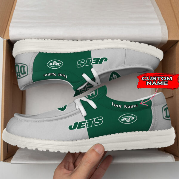 Tubopro New York Jets Personalized Hey Dude Shoes For Men And Women - Image 3