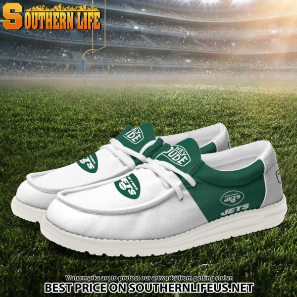 Tubopro New York Jets Personalized Hey Dude Shoes For Men And Women - Image 2