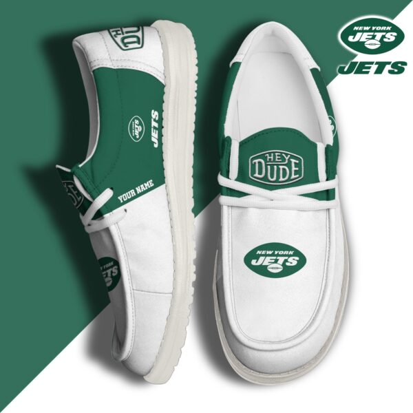 Tubopro New York Jets Personalized Hey Dude Shoes For Men And Women