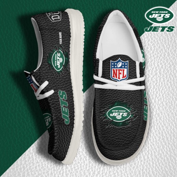 Tubopro New York Jets Personalized Hey Dude Shoes For Men And Women
