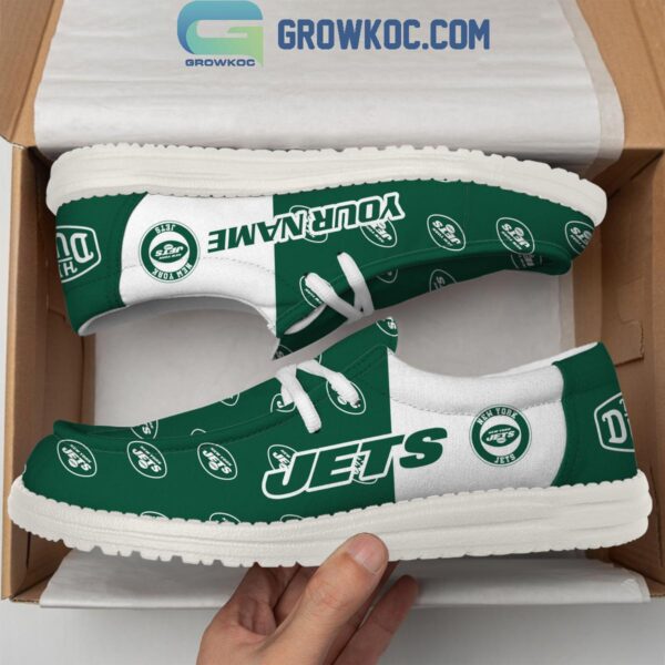 Tubopro New York Jets Personalized Hey Dude Shoes For Men And Women