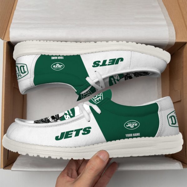 Tubopro New York Jets Personalized Hey Dude Shoes For Men And Women - Image 3