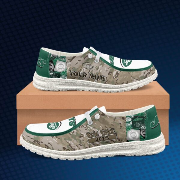 Tubopro New York Jets Personalized Hey Dude Shoes For Men And Women - Image 2