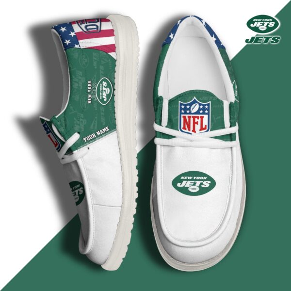 Tubopro New York Jets Personalized Hey Dude Shoes For Men And Women