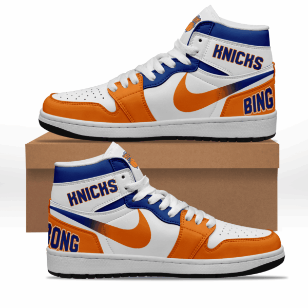 Tubopro New York Knicks AJ1 High Sneakers Shoes For Men And Women