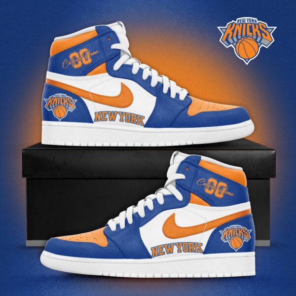 Tubopro New York Knicks AJ1 High Sneakers Shoes For Men And Women