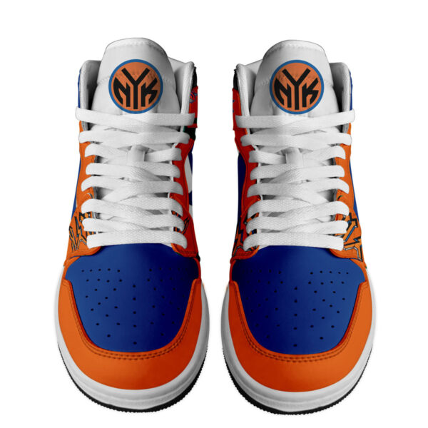 Tubopro New York Knicks AJ1 High Sneakers Shoes For Men And Women - Image 2