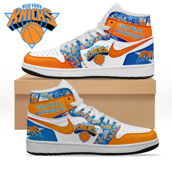 Tubopro New York Knicks AJ1 High Sneakers Shoes For Men And Women