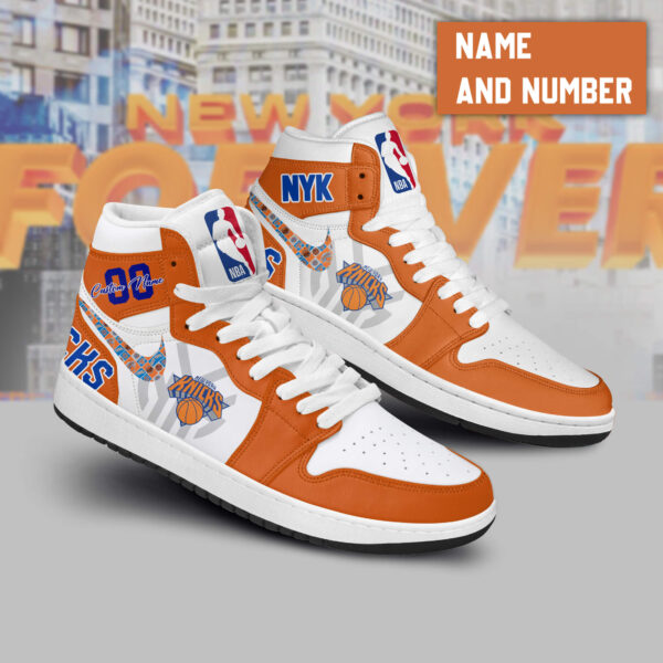 Tubopro New York Knicks AJ1 High Sneakers Shoes For Men And Women